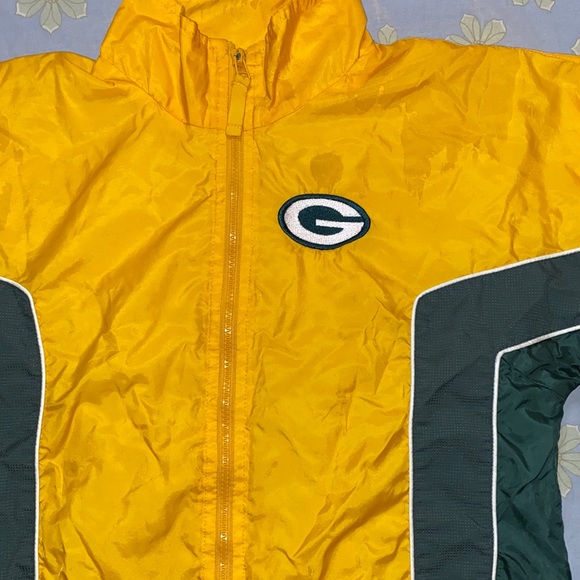 Retro Y2K NFL Packers Windbreaker 🏈 - Picture 3 of 8